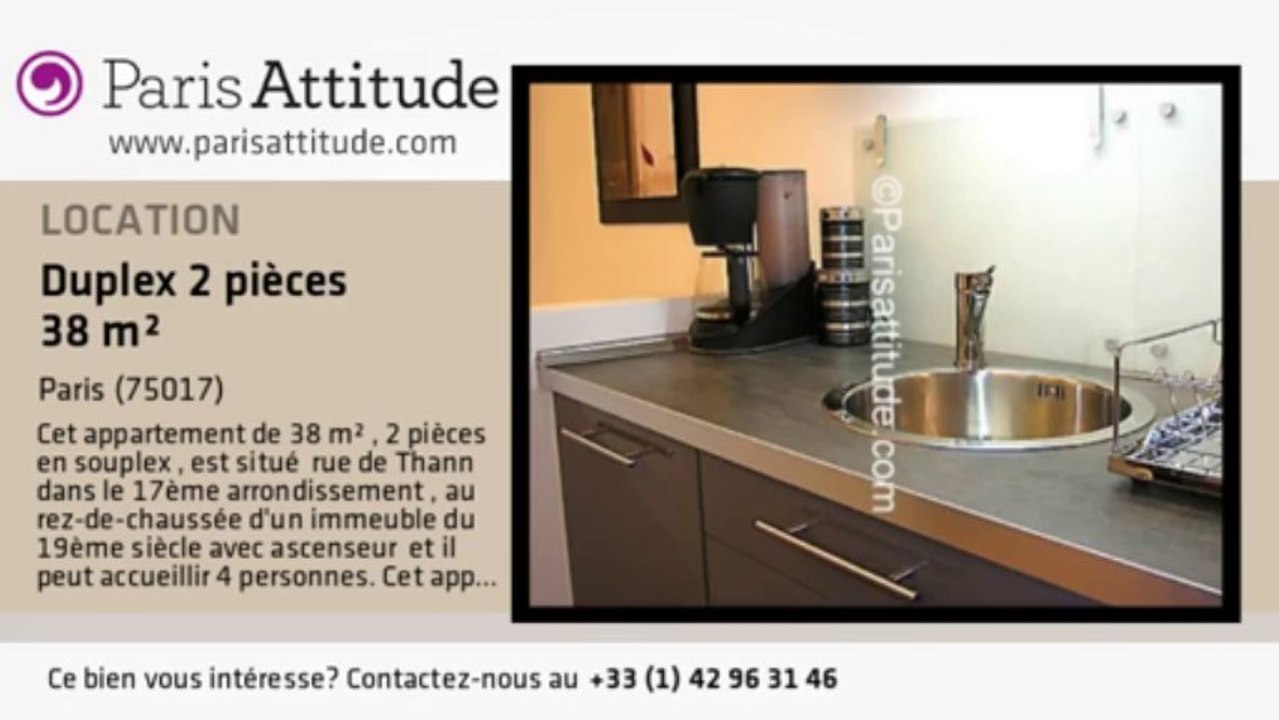 Duplex 1 Chambre à louer - Parc Monceau, Paris - Ref. 5258