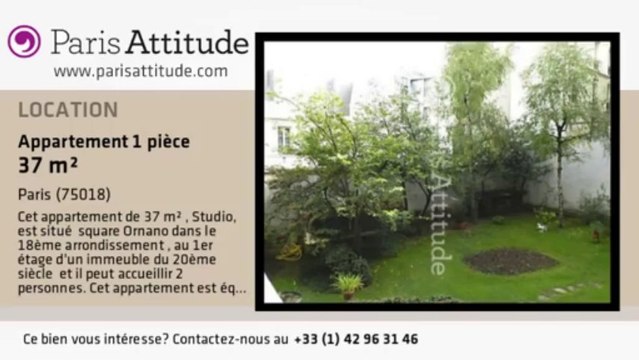 Appartement Studio à louer - Jules Joffrin - Mairie du 18ème, Paris - Ref. 7777