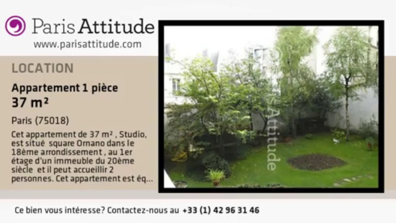 Appartement Studio à louer - Jules Joffrin - Mairie du 18ème, Paris - Ref. 7777