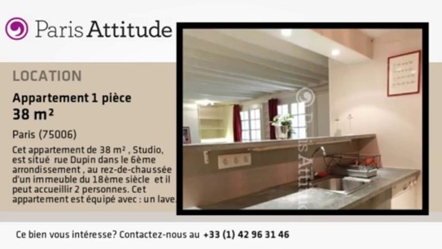 Appartement Studio à louer - St Placide, Paris - Ref. 8542