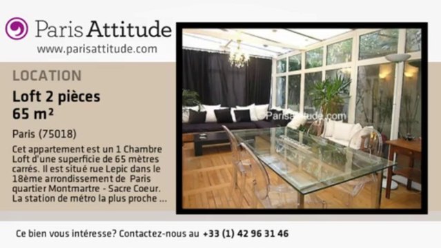 Loft 1 Chambre à louer - Montmartre, Paris - Ref. 1963