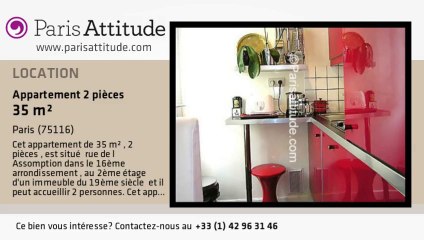 Appartement 1 Chambre à louer - Jasmin, Paris - Ref. 6576