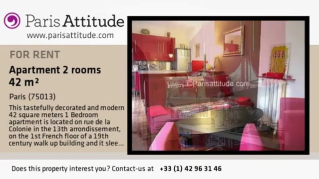 1 Bedroom Apartment for rent - Tolbiac, Paris - Ref. 5048