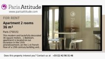 1 Bedroom Apartment for rent - Convention, Paris - Ref. 7784
