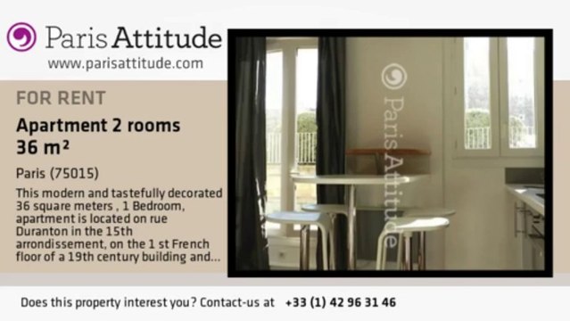 1 Bedroom Apartment for rent - Convention, Paris - Ref. 7784