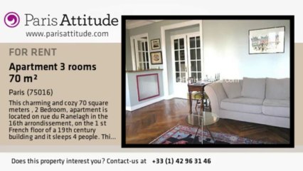 2 Bedroom Apartment for rent - Jasmin, Paris - Ref. 3034