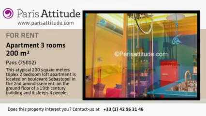 2 Bedroom Loft for rent - Arts et Métier, Paris - Ref. 496