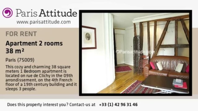 1 Bedroom Apartment for rent - Place de Clichy, Paris - Ref. 2723