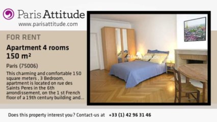 3 Bedroom Apartment for rent - St Germain, Paris - Ref. 6098