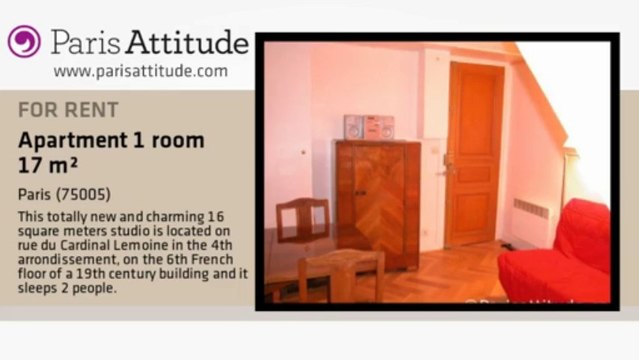 Studio Apartment for rent - Place Monge, Paris - Ref. 717