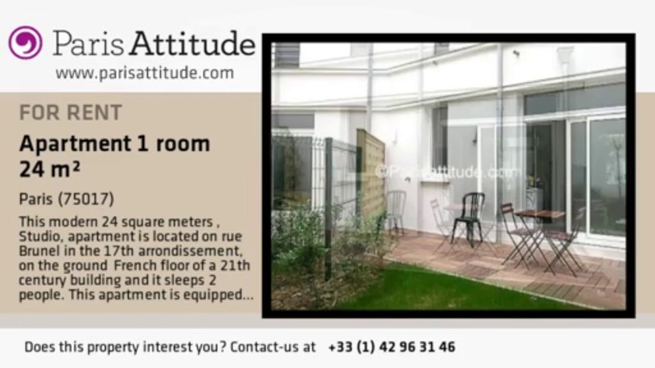 Studio Apartment for rent - Porte Maillot/Palais des Congrès, Paris - Ref. 6089