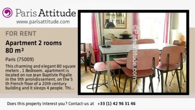 1 Bedroom Duplex for rent - Moulin Rouge/Pigalle, Paris - Ref. 5678