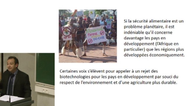 OGM Conférence Laurent Ravez : Manipulations génétiques et grand public: espoirs, malentendus, fantasmes, déceptions et mensonges
