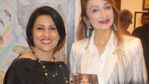Madhushree and Anita Dongre at Aura Art Show 2013 Inauguration !