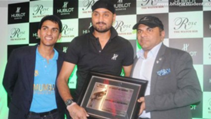 Harbhajan Singh Visits Rose - The Watch Bar !