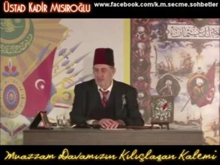 Üstad Kadir Mısıroğlu'ndan Kemalist kadına tokat gibi cevap!