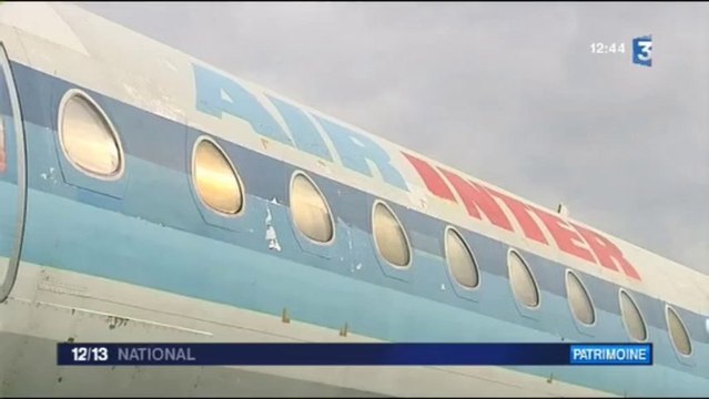 Une nouvelle vie pour l'avion Caravelle de l'aéroport de Rennes !