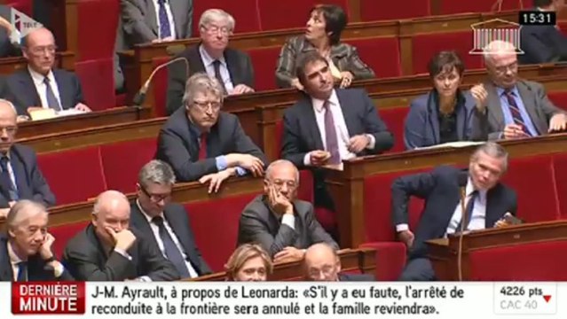 Léonarda : si il y a eu faute, la famille reviendra promet Ayrault