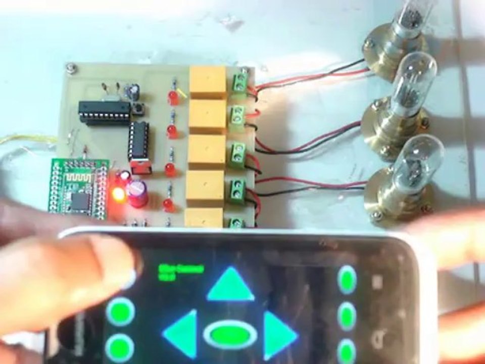 Remote Operated Domestic Appliances Control by Android Application