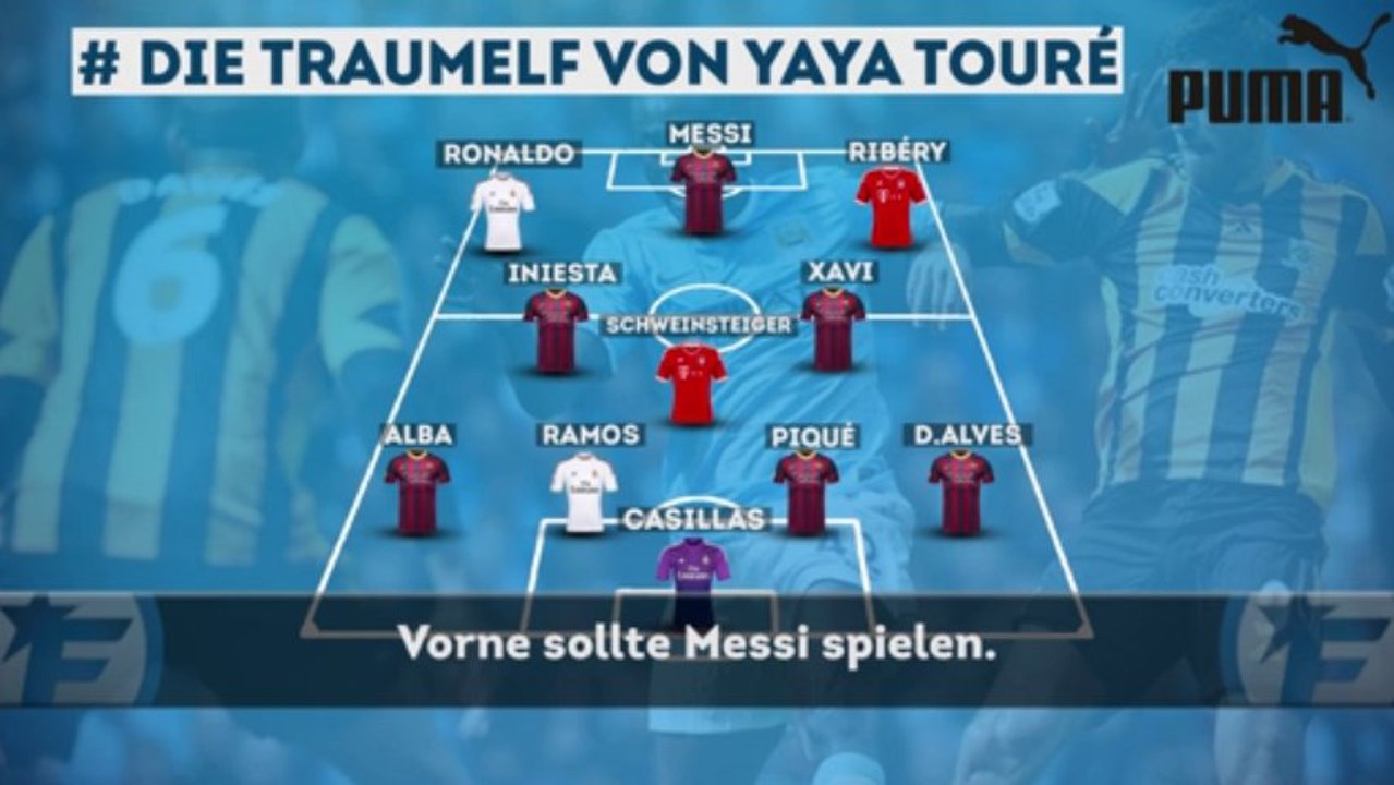 Die Traumelf von Yaya Touré