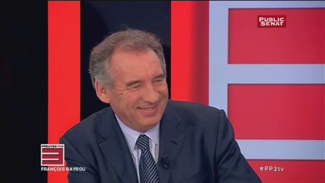 François Bayrou, invité de Preuves par 3 sur Public Sénat - 151013