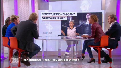 Débat sur la prostitution dans l'émission 28 minutes d'ARTE