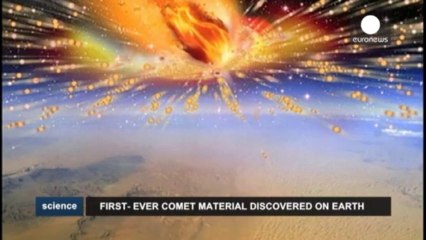 First ever comet material found on Earth