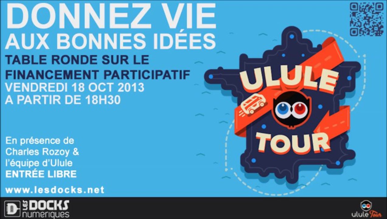 Ulule tour Dijon - Table ronde sur le financement participatif - 18 oct 18h30