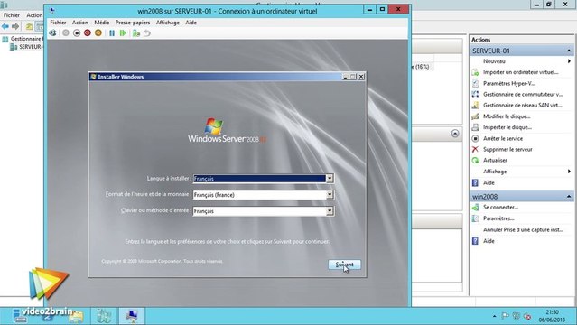 Tutoriel Windows Server 2012 : Création d'un serveur virtuel | video2brain.com