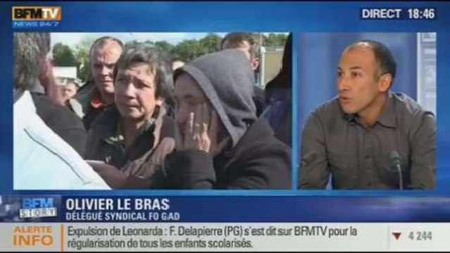 BFM Story: les Abattoirs Gad: “nous ne laissons tomber personne”, selon Ayrault - 16/10