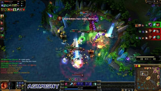 LOL FUN - Double ace pentakill baron - league-of-legends