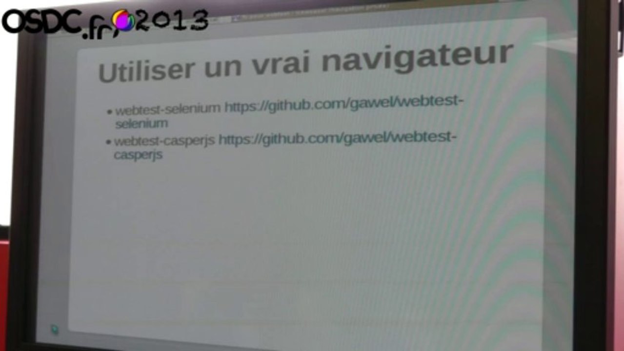 [OSDC.fr 2013] Tu peux webtest