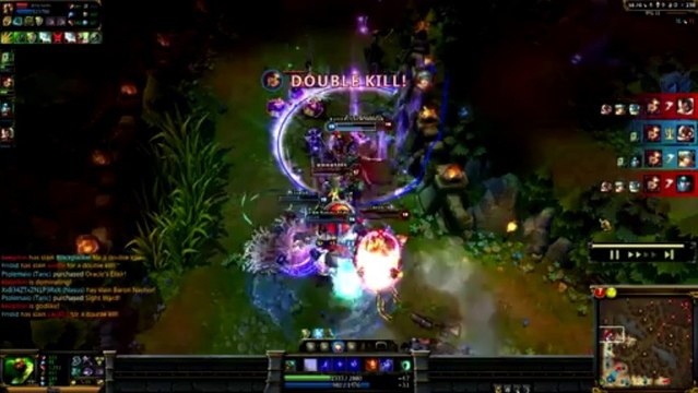 LOL FUN - Double penta-kill - league-of-legends