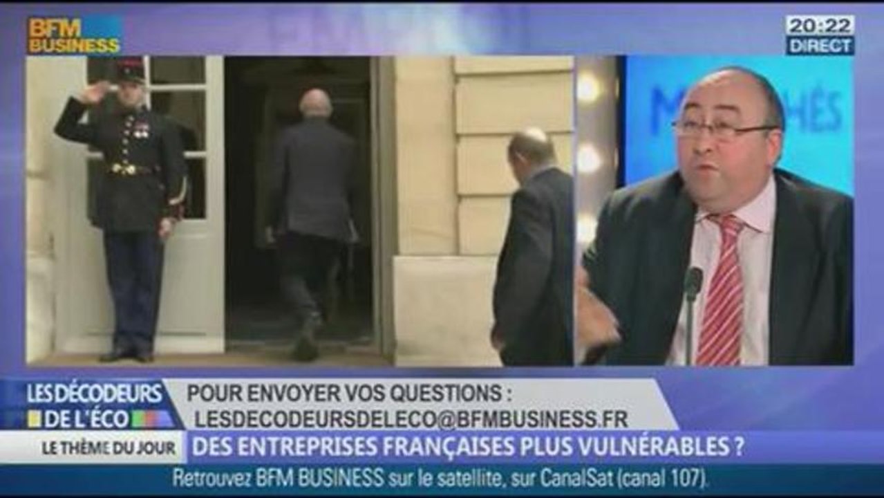Des entreprises françaises plus vulnérables ? dans Les décodeurs de l'éco - 16/10 5/5