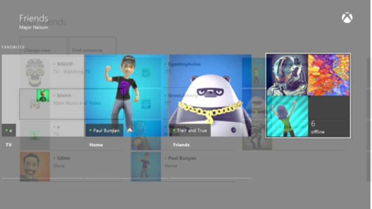 Xbox One - Friends List