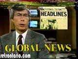 Global TV News Headlines Peter Trueman 1982