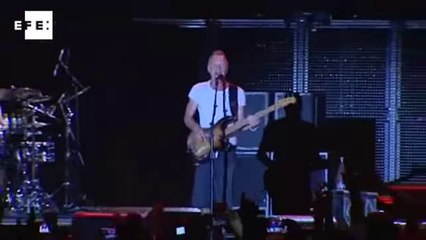 Sting comemora 25 anos de carreira com show em Ibiza.