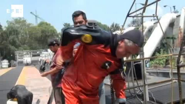 Julio Cámara, un buzo mexicano en aguas negras