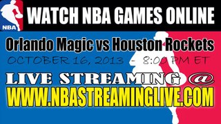 Watch Orlando Magic vs Houston Rockets Live Streaming Game Online