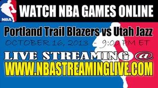 Watch Portland Trail Blazers vs Utah Jazz Live Streaming Game Online