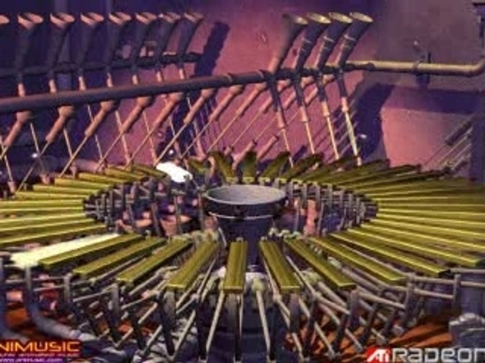 Animation 3d musicale