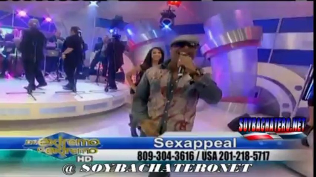 Sexappeal Presentacion Completa en Vivo en De Extremo a Extremo @Soybachateronet