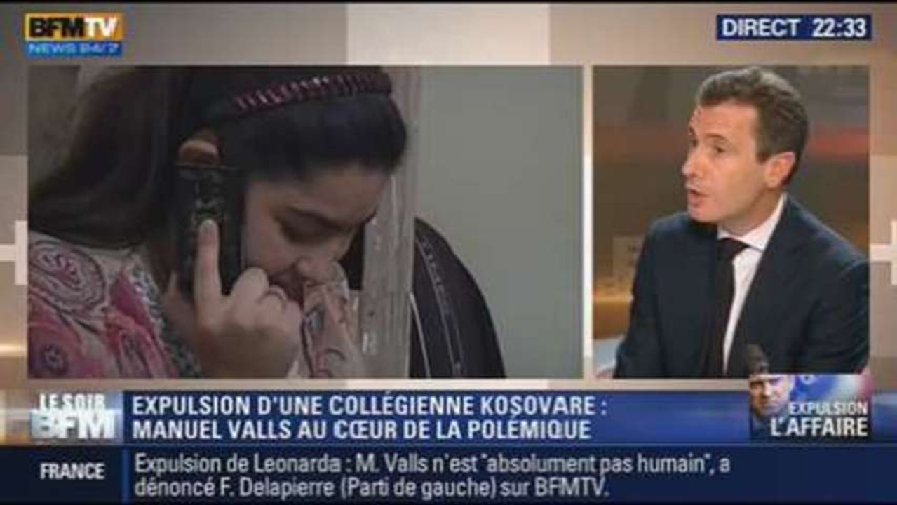 Le Soir BFM: l’affaire Leonarda: la majorité est divisée - 16/10 ¼