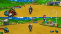 Mario Kart Wii | Team VS | Nintendo Wii | Moo Moo Meadows, Dry Bowser, Funky Kong