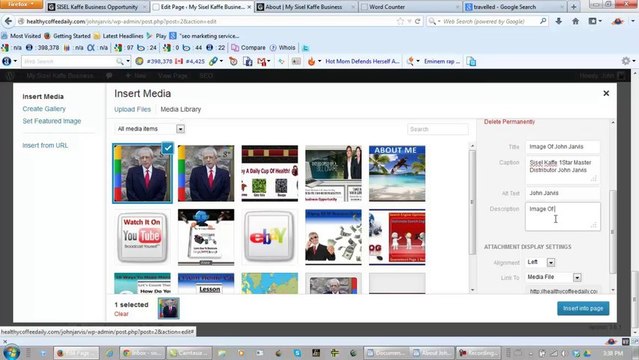 The SISEL Kaffe Blogging System Part 4