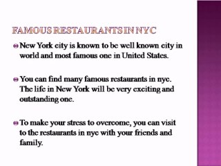 famous restaurants in nyc