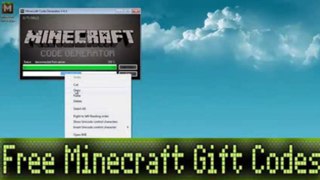▶ MineCraft Gift Code Generator [Link In Description] 2013 - 2014 Update