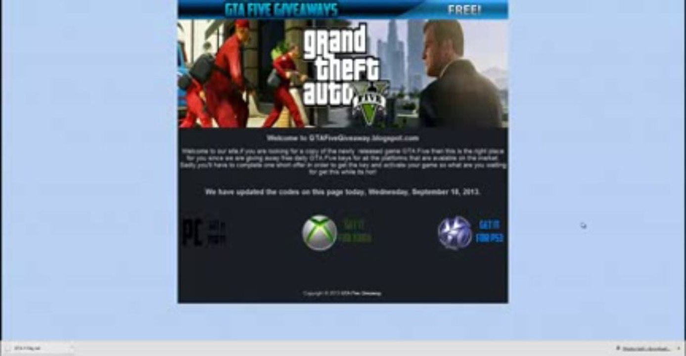 ▶ GTA 5 Key Generator (Crack) Link in Description + Torrent PC,Xbox,PS3 -Windows,mac