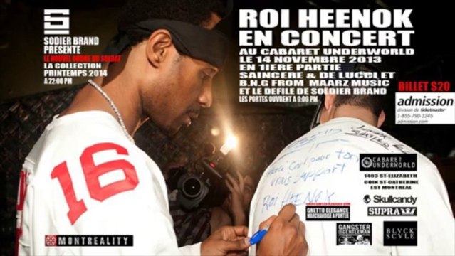 Le Roi Heenok + Smizzy Hurrykane B.N.G. concert