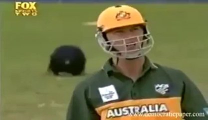 Brett Lee broke the Car  with a Huge Six - CricHeaven.com